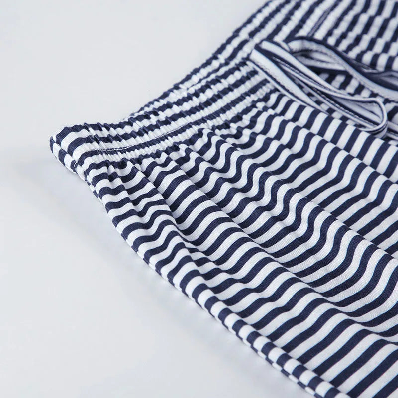 Women'S Stripe Drawstring Low Waist Sweatpants Casual Elastic Baggy Straight Leg Pants Loose Fit Summer Streetwear Trousers