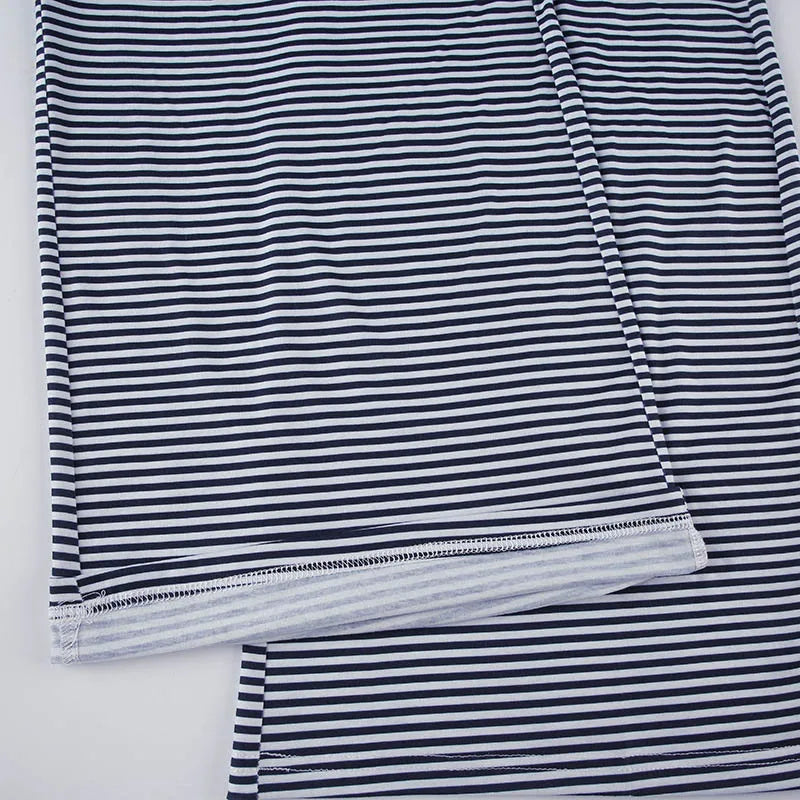 Women'S Stripe Drawstring Low Waist Sweatpants Casual Elastic Baggy Straight Leg Pants Loose Fit Summer Streetwear Trousers