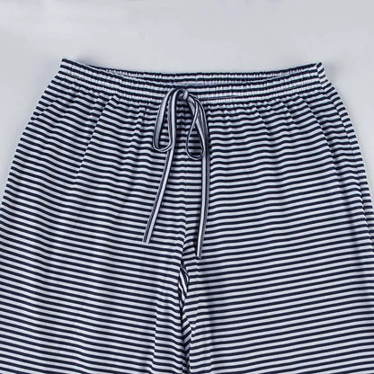 Women'S Stripe Drawstring Low Waist Sweatpants Casual Elastic Baggy Straight Leg Pants Loose Fit Summer Streetwear Trousers